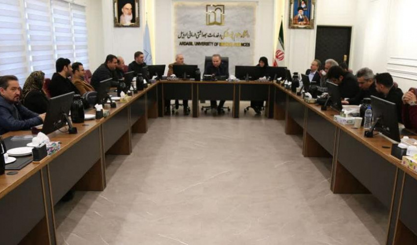جلسه مشترک دانشگاه علوم پزشکی و سازمان نظام پزشکی اردبیل