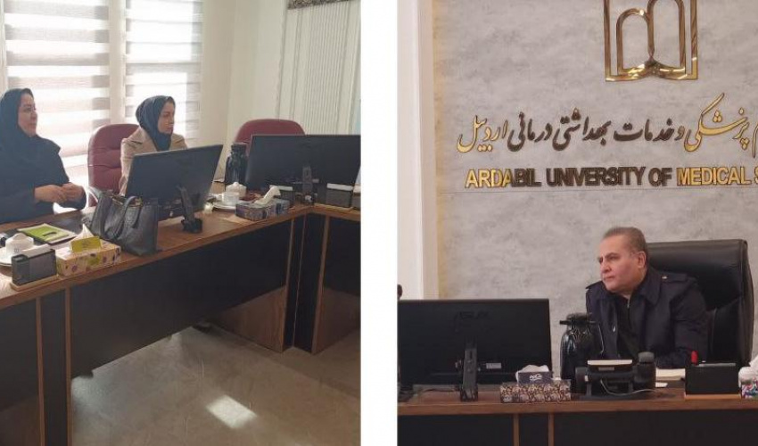 نشست بررسی مطالبات بانوان دانشگاه علوم پزشکی اردبیل با حضور رئیس دانشگاه