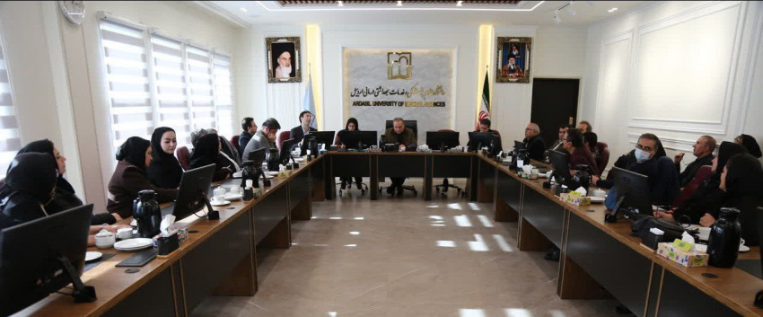 جلسه هم‌اندیشی اعضای هیئت علمی گروه آموزشی کودکان، با رئیس دانشگاه علوم پزشکی اردبیل