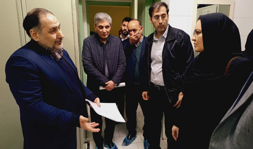 بازدید معاون مرکز مدیریت بیمارستانی و تعالی خدمات بالینی وزارت بهداشت از بیمارستان ولایت گرمی