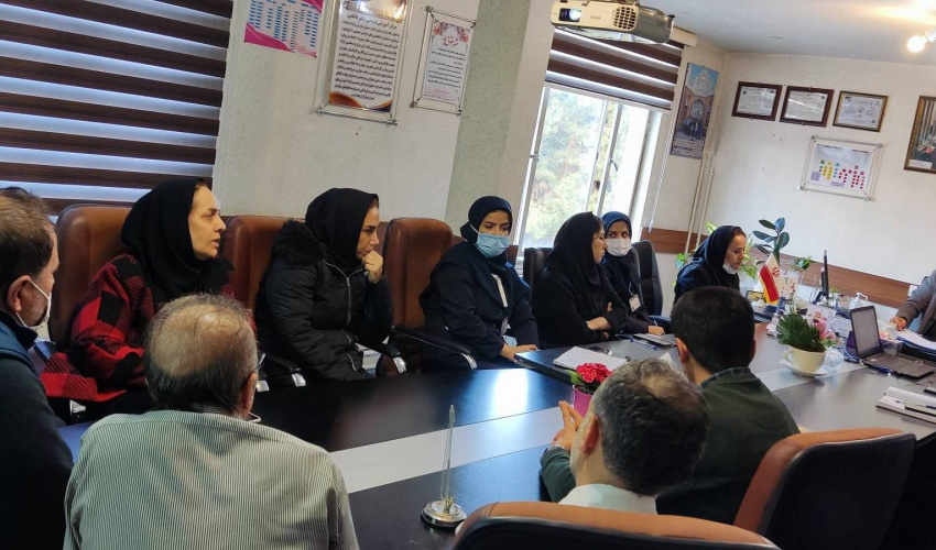 برگزاری جلسه مدیریت بحران بیمارستان فاطمی به ریاست رئیس دانشگاه علوم پزشکی اردبیل ‌