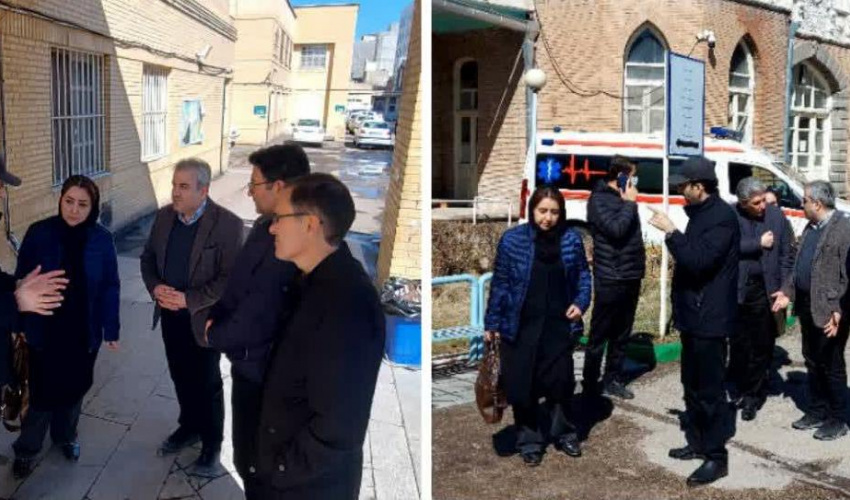 بازدید معاون درمان دانشگاه از بیمارستان فاطمی؛ تاکید بر آمادگی کامل برای پذیرش در بحران