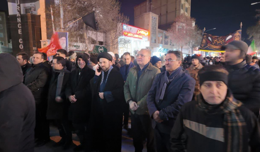 گزارش تصویری، اجتماع حماسی کارکنان دانشگاه علوم پزشکی اردبیل