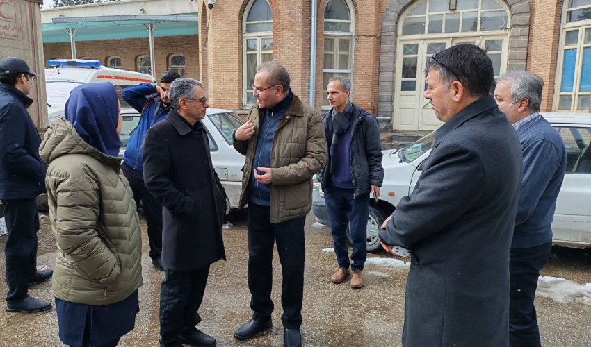 گزارش تصویری، بازدید مهندس بدری و دکتر داورنیا رئیس دانشگاه علوم پزشکی از بیمارستان فاطمی