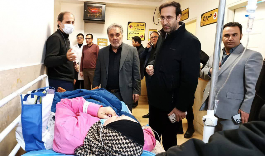 گزارش تصویری بازدید دکتر رضازاده،نائب‌رئیس کمیسیون بهداشت و درمان مجلس شورای اسلامی از بیمارستان امام خمینی(ره) اردبیل