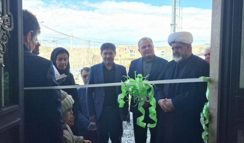 گزارش تصویری ،آیین افتتاح مرکز خدمات جامع سلامت شهری و روستایی شماره ۱ نمین با حضور دکتر بهزاد داورنیا رئیس دانشگاه علوم پزشکی اردبیل