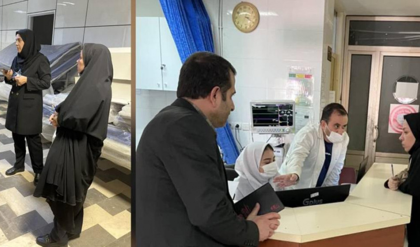 پایش میدانی آمادگی بیمارستان بوعلی در مواجهه با شرایط جنگ