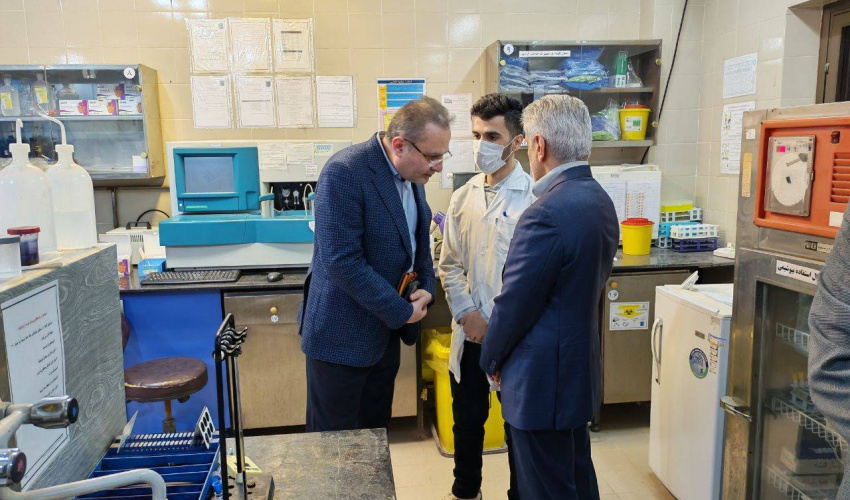 گزارش تصویری، بازدید دکتر شاهرخ رامزی مدیر منابع انسانی وزارت بهداشت  از بیمارستان امام خمینی (ره) شهرستان مرزی بیله سوار