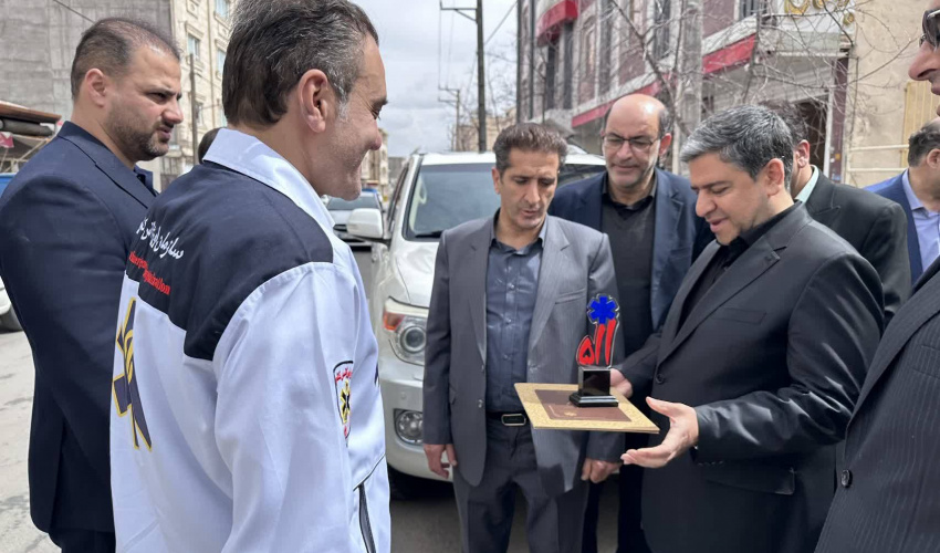 بازدید استاندار اردبیل از درمانگاه و اورژانس شهرستان سرعین ‌