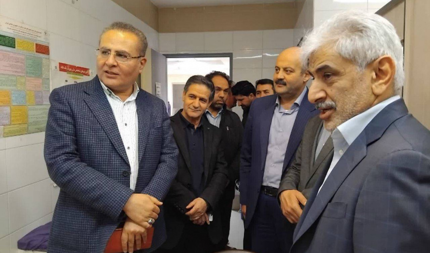 بازدید دکتر رامزی به همراه دکتر بهزاد داورنیا از شبکه بهداشت و مرکز خدمات جامع سلامت شبانه‌روزی سرعین