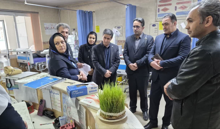 گزارش تصویری، بازدید مهندس بابایی از مرکز جامع سلامت شماره یک شبکه بهداشت و درمان شهرستان نمین