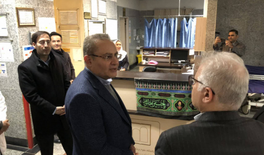 بازدید نوروزی دکتر بهزاد داورنیا، رئیس دانشگاه علوم پزشکی اردبیل از مراکز درمانی