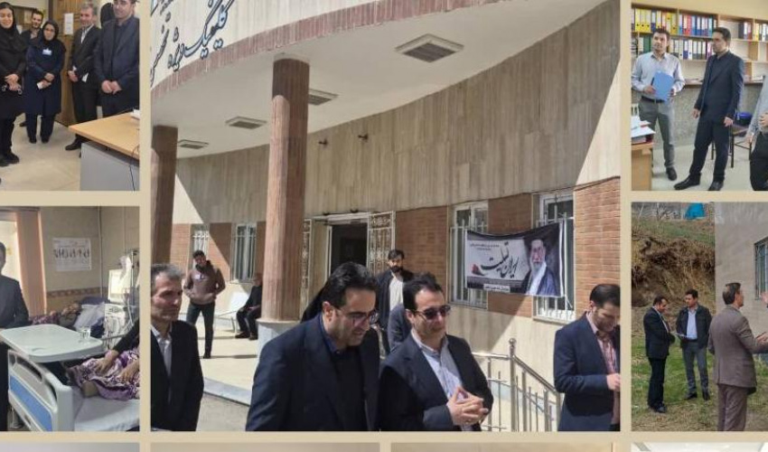 پایش عملکرد مراکز درمانی شهرستان نمین توسط مدیریت مدیر بازرسی و عملکرد دانشگاه علوم پزشکی اردبیل