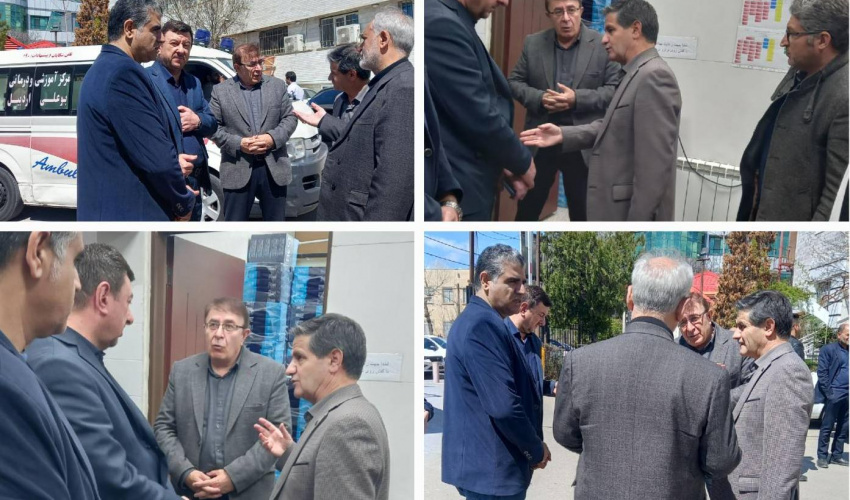 گزارش تصویری بازدید سرزده مهندس بابایی، معاون توسعه مدیریت و منابع دانشگاه از روند بازسازی بخش اورژانس و سی‌تی‌اسکن بیمارستان بوعلی