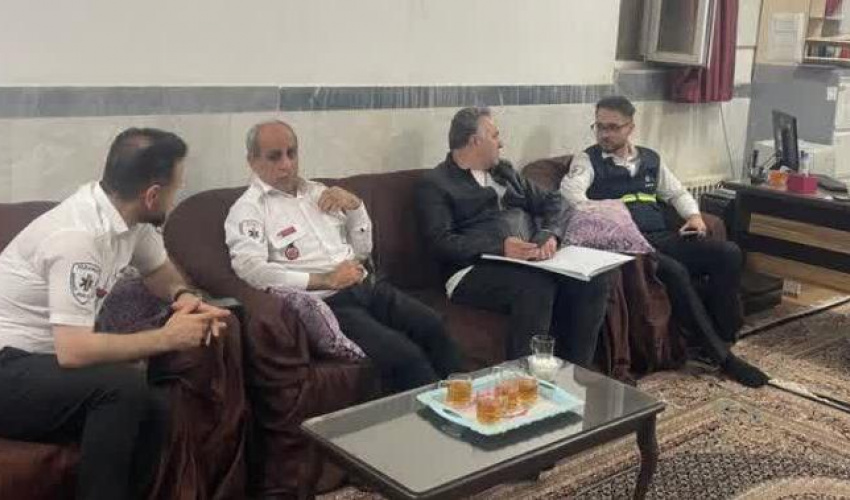 بازدید دکتر محمد سرور معاون فنی و عملیات اورژانس کشور از اورژانس پیش بیمارستانی شهرستان پارس آباد مغان