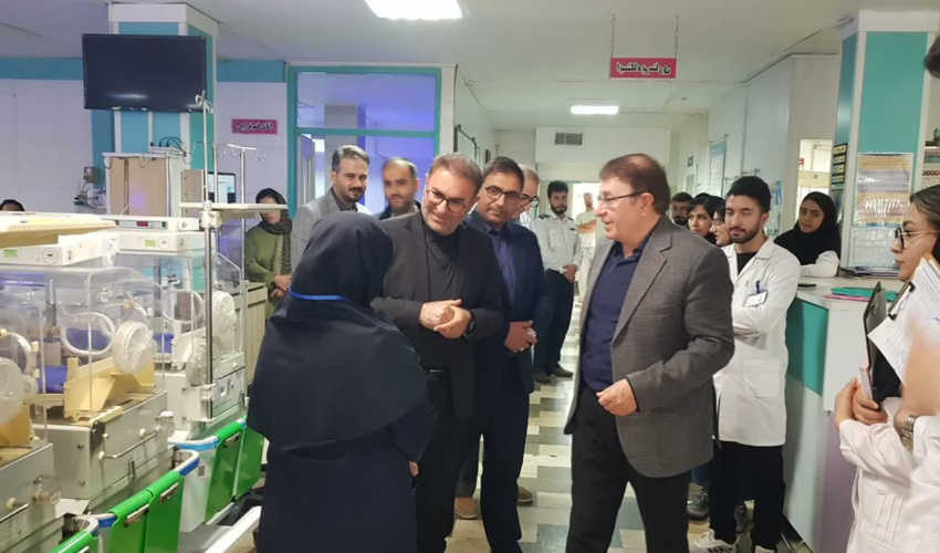 بازدید معاونان قضایی دادگستری و دادستانی اردبیل از بیمارستان بوعلی