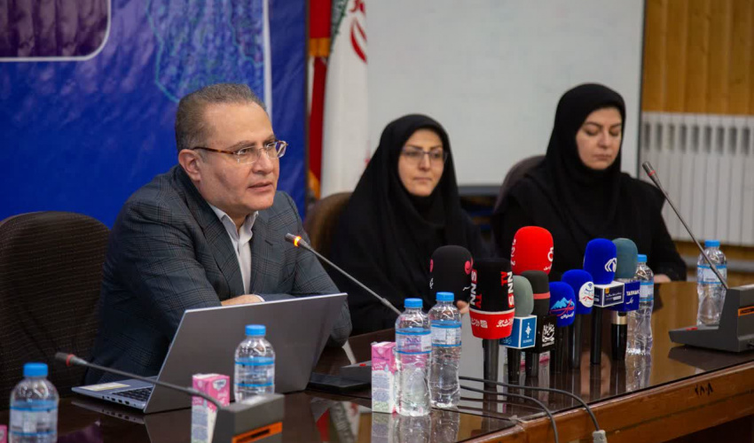 گزارش تصویری |  نشست خبری با حضور رئیس دانشگاه علوم پزشکی اردبیل