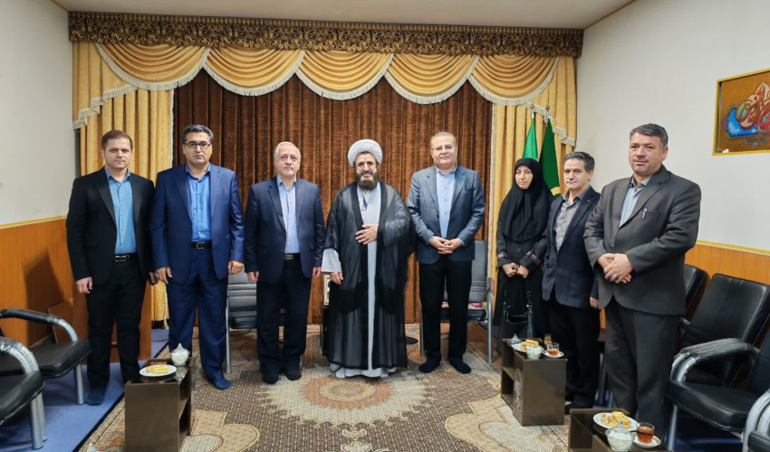دیدار رئیس دانشگاه علوم پزشکی اردبیل با امام جمعه گرمی پیرامون مسائل آموزشی و درمانی