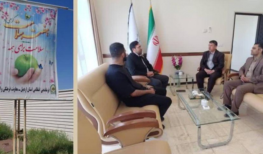 همکاری بین بخشی دانشگاه علوم پزشکی اردبیل و نیروی انتظامی برای اجرای پویش‌های «نه به تصادف» و «نه به مواد مخدر»