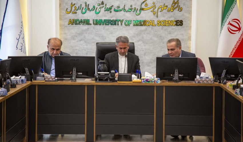 گزارش تصویری جلسه قرارگاه غذا و داروی دانشگاه علوم پزشکی اردبیل با حضور دکتر احد بیوته، نماینده مردم شریف اردبیل، نیر، نمین و سرعین در مجلس شورای اسلامی