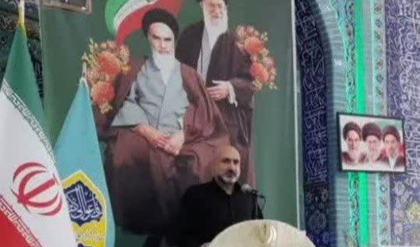 سخنرانی مدیر شبکه بهداشت و درمان شهرستان کوثر در نماز جمعه