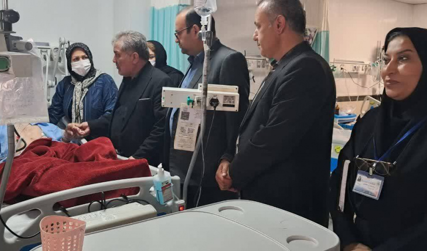 بازدید نائب رئیس کمیسیون بهداشت و درمان مجلس از بیمارستان حضرت ولیعصر(عج) مشگین‌شهر ‌
