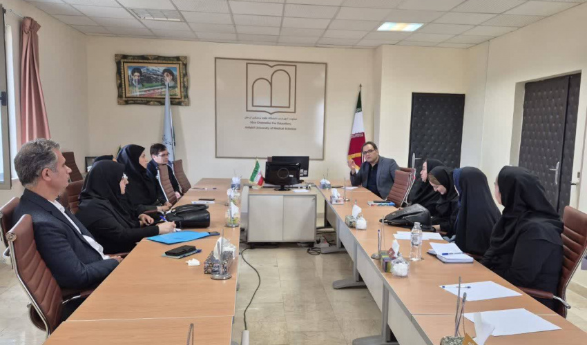 برگزاری جلسه شورای EDC دانشگاه علوم پزشکی اردبیل