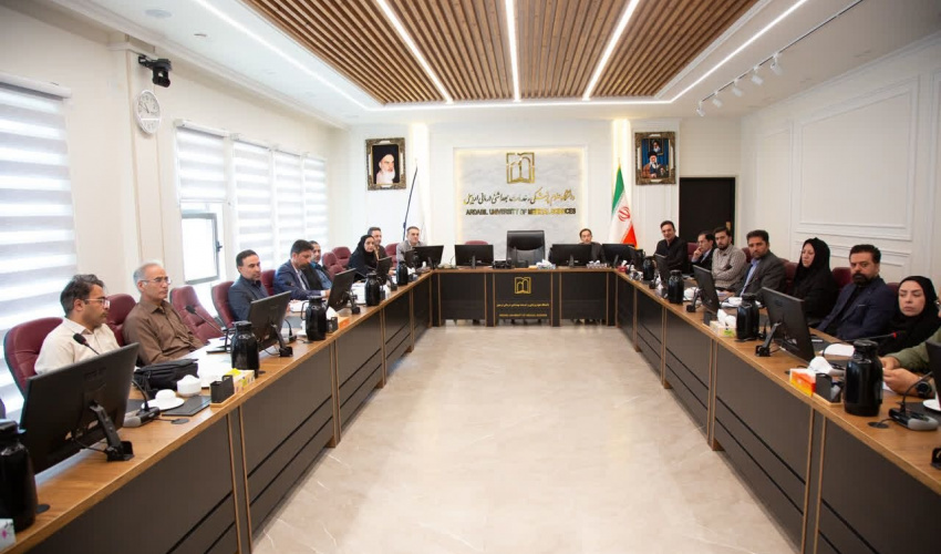 برگزاری نشست کارگروه پدافند زیستی دانشگاه علوم پزشکی اردبیل