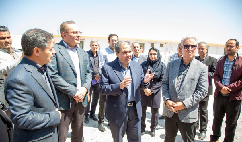 بازدید معاون وزیر بهداشت از روند پیشرفت پروژه بیمارستان الحاقی ولیعصر (عج) مشگین‌شهر