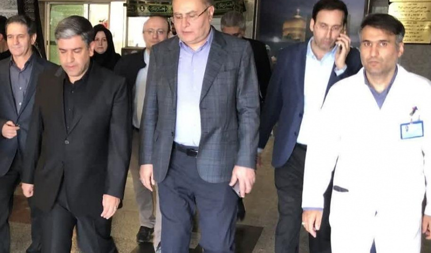 گزارش_تصویری از بازدید مسعود امامی یگانه، استاندار اردبیل از بیمارستان امام رضا(ع) اردبیل