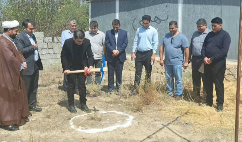 آغاز عملیات ساخت خانه بهداشت روستای عمران‌آباد شهرستان اصلاندوز