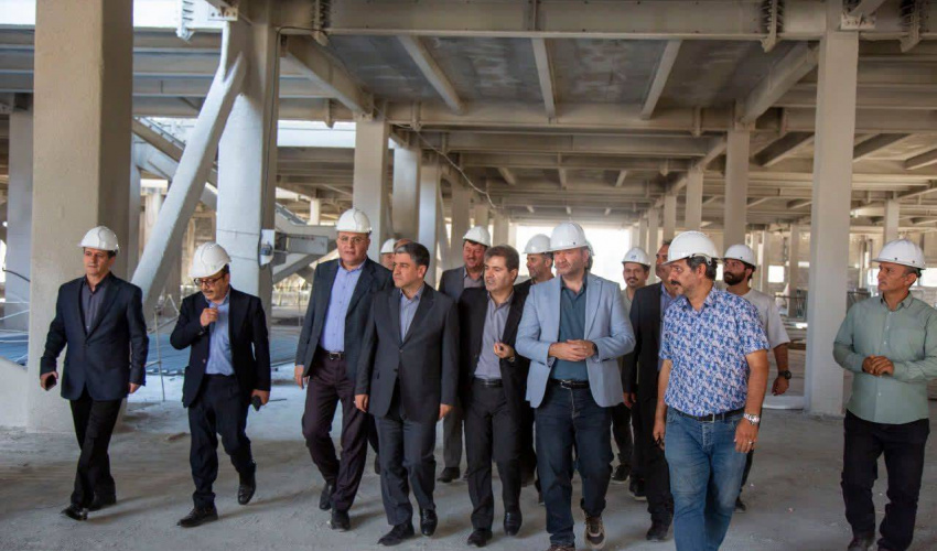 گزارش_تصویری | دکتر مسعود امامی‌یگانه، استاندار اردبیل، به همراه دکتر بهزاد داورنیا از پروژه بیمارستان مرحوم نجف‌زاده