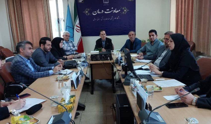 جلسه هماهنگی رزمایش پذیرش انبوه مصدومان شیمیایی در معاونت درمان برگزار شد