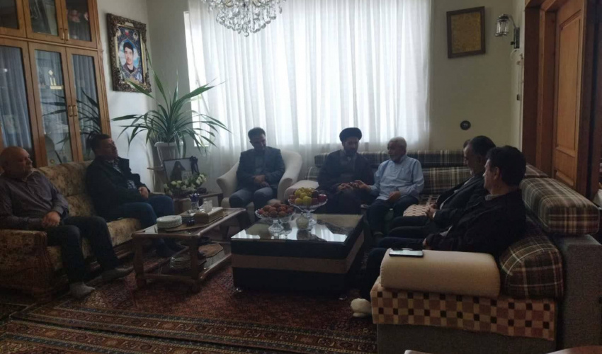 دیدار جمعی از مسئولان دانشگاه علوم پزشکی اردبیل با خانواده شهید اعلمی ‌