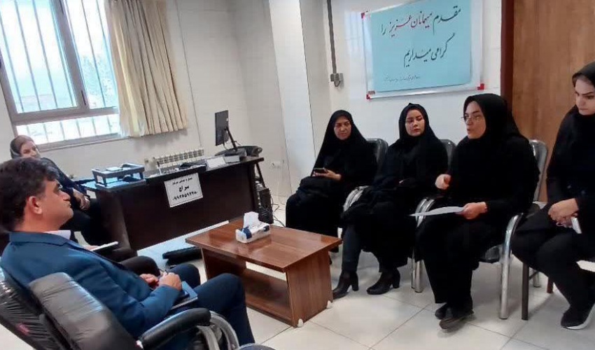 بازدید مدیرکل دفتر امور اجتماعی و فرهنگی استانداری اردبیل از واحد «سراج» مرکز بهداشت شهرستان اردبیل