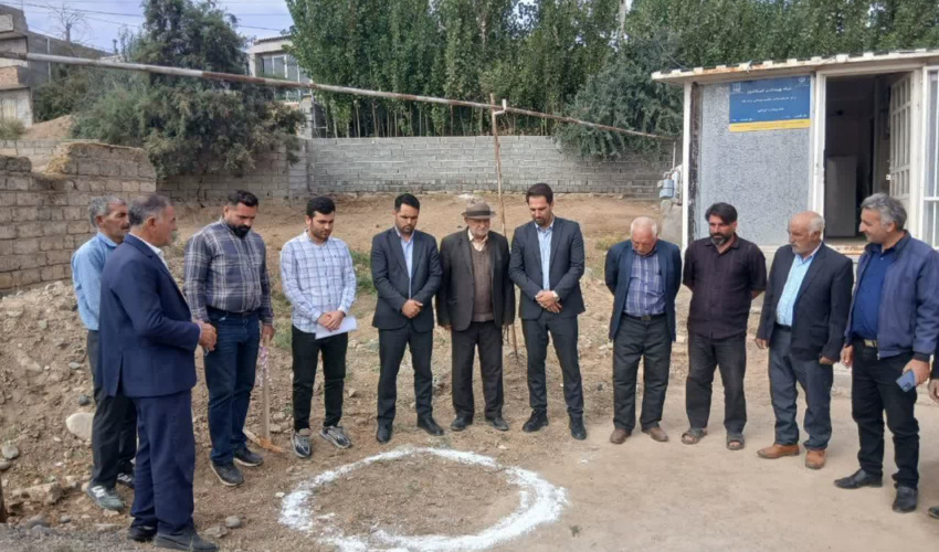 آغاز عملیات احداث دو خانه بهداشت در روستاهای آق‌قباق علیا و گوزللو شهرستان اصلاندوز