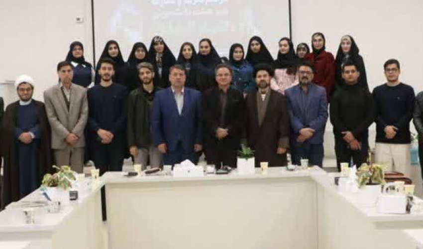 برگزاری آیین تکریم و معارفه دبیر هیئت دانشجویی انصارالمهدی (عج) دفتر نهاد نمایندگی مقام معظم رهبری در دانشگاه علوم پزشکی اردبیل
