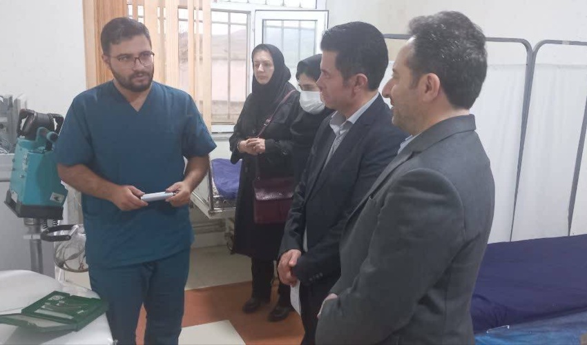 بازدید معاون فنی و مدیران معاونت بهداشت از مرکز خدمات جامع سلامت شبانه‌روزی زیوه